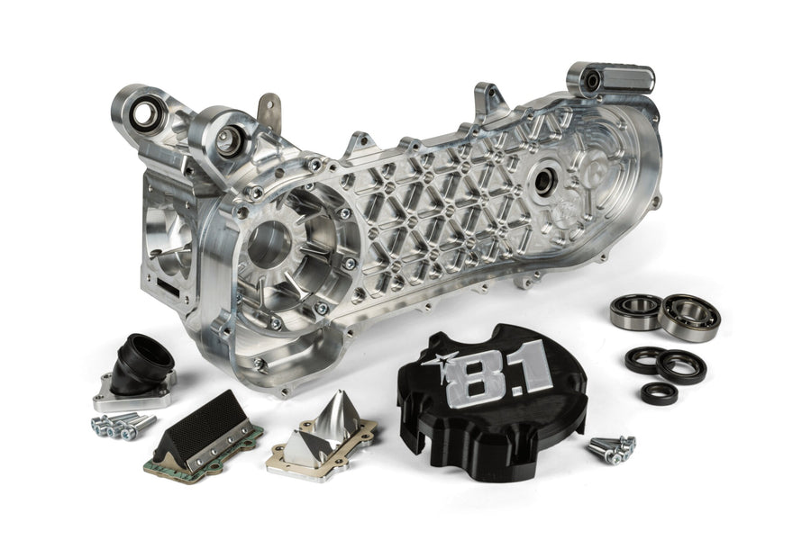 Yamaha Aerox R Naked 50 2T LC [2013–] - Motorgehäuse CNC Fireblade