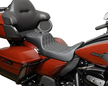 harley davidson touring [DRAG SPECIALTIES] – Predator III extended reach seat - 0