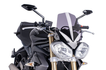 TRIUMPH STREET TRIPLE 675 RX [2016] - New Generation Sport Windschild | Getönt | PUIG 5658H
