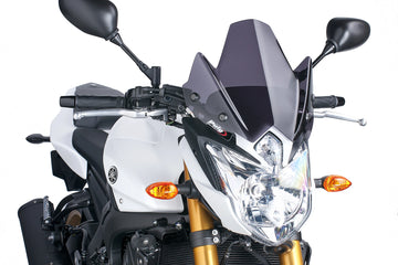 YAMAHA FZ8 [2016] - PUIG New Generation Sport Windshield | Heavily toned | PUIG 5872F