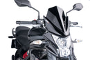 KAWASAKI ER-6N [2016] - New Generation Sport Windshield | Black | PUIG 5997N