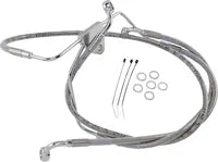 Harley Davidson Flhtcui [DRAG SPECIALTIES] – Edelstahl-Bremsleitungs-Kit, verlängert