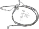 Harley Davidson Flhtcui [DRAG SPECIALTIES] – Edelstahl-Bremsleitungs-Kit, verlängert