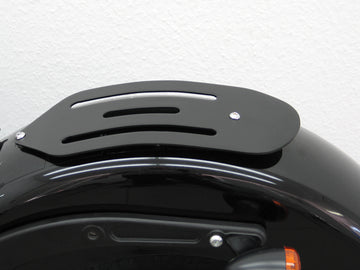 Harley Davidson Softail Slim [2012-2017] - Beifahrer-Rack aus Blech, schwarz
