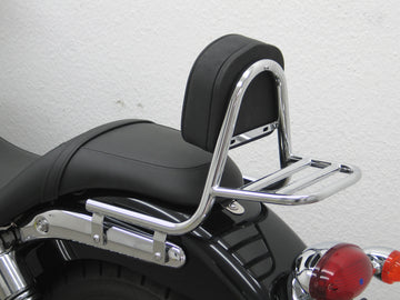 Triumph Speedmaster [2008-2017] - Sissy Bar gemaakt van pijp met kussens en bagagerek