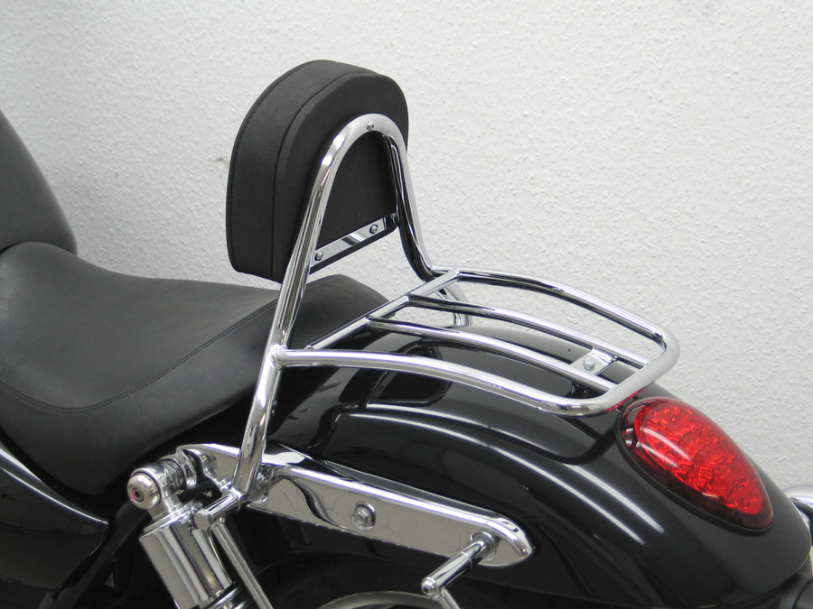 Triumph Thunderbird 1600 [2009] - Fahrer Sissy Bar mit Kissen und Gepäckträger