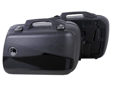 Zijkoffers [Hepco & Becker] - kofferset Junior Flash zwart Enduro 30L/40R – universeel