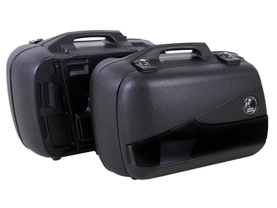 Zijkoffers [Hepco & Becker] - kofferset Junior Flash zwart Enduro 30L/40R – universeel