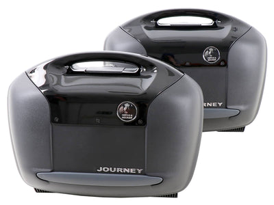 Zijkoffers [Hepco & Becker] - Journey 42 kofferset met zwarte hoes – universeel
