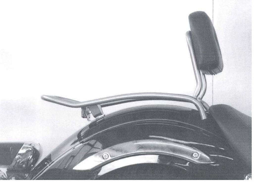 Yamaha XVS 125 [2000-2004] - Solorack met rugleuning