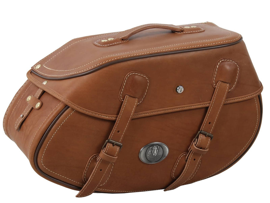 Motorcycle bag [Hepco & Becker] - Buffalo side bag left brown – C-Bow