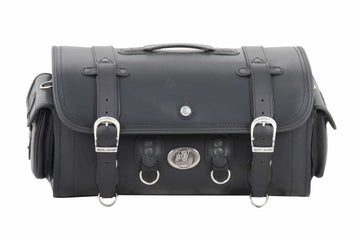 Motortas [Hepco & Becker] - leren handtas Buffalo - bagagerek