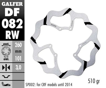 Red Moto CRF 450 RX Enduro Special [2020] - Oversize Wave® remschijf – foto 2