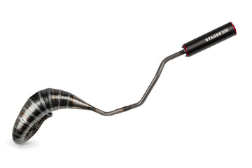 Aprilia SX 50 2T - uitlaat 80 - 90 rood/zwart