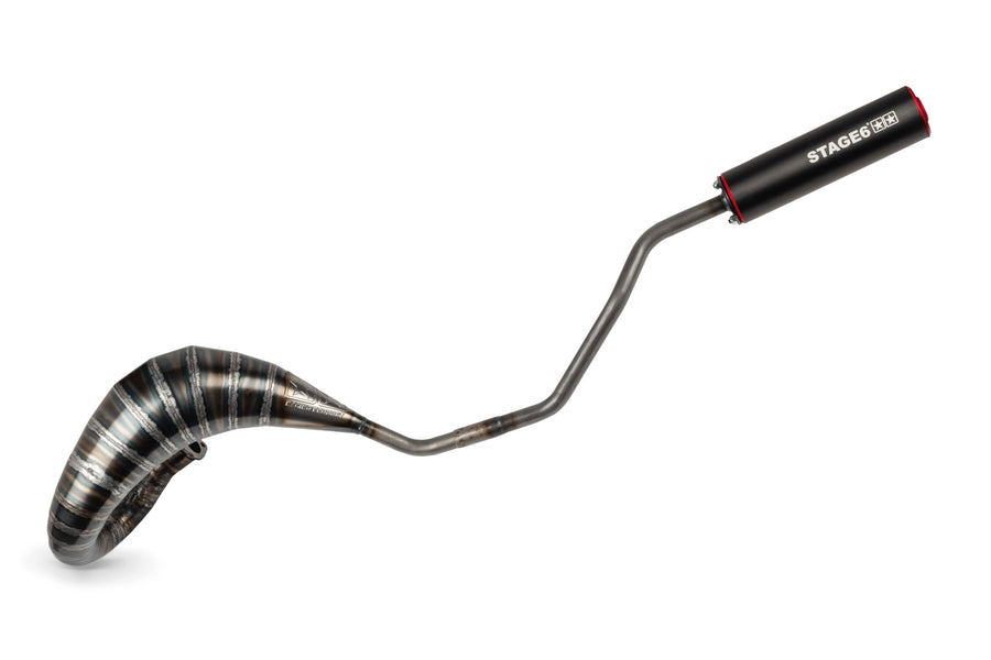 Derbi Senda DRD X-Treme SM '10 - '17 50 2T D50B0 - exhaust 80 - 90 red / black