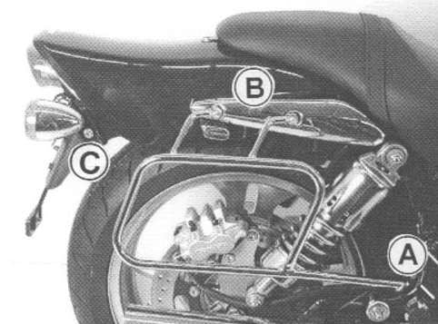 Suzuki VZ 1600 Marauder [2004-2005] - Packtaschenhalter