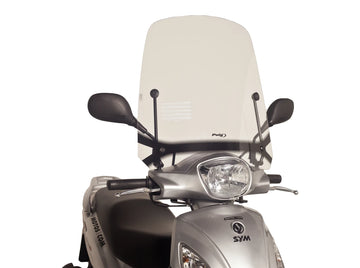 SYM SYMPHONY 150 4T AC E3 [2011] – scooterschijf T.S. – Transparant - 0