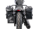 Indian Scout Sixty Classic [2025-2026] - Set: Ledertaschenhalter Cutout schwarz inkl. Rugged Ledertaschen schwarz
