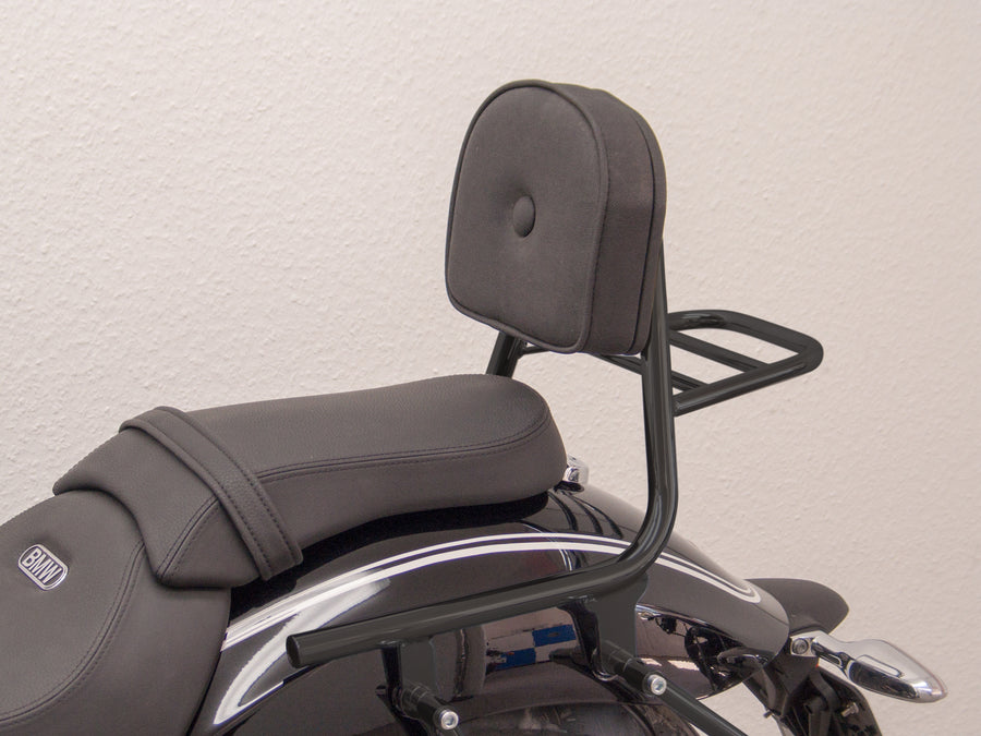 BMW R 18 (OL11) 2021- [2021] - Sissy Bar Gemaakt van pijp met kussen en bagagerek, zwart
