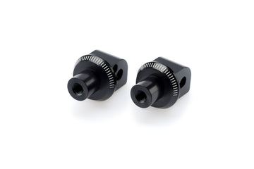 YAMAHA T-MAX 500 [2012] – Adapter Beifahrer Fußrasten- Gummipad – Schwarz