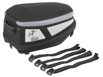 Achtertas [Hepco & Becker] - Royster Rearbag Sport achtertas met riembevestiging - zwart/grijs – Sportrack