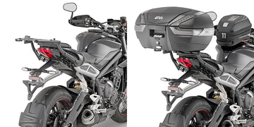 Triumph Street Triple 765 RS [2025–2026] – Topcaseträger für Monokey oder Monolock