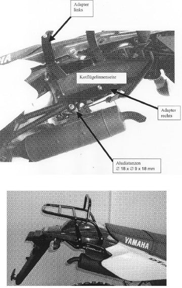 Yamaha DT 125 X [2005-2006] - Bagagebrug