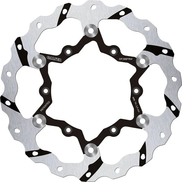 Yamaha Yz 250 F [2023-2024, 2024] - floating wave brake disc, grooved - picture 2