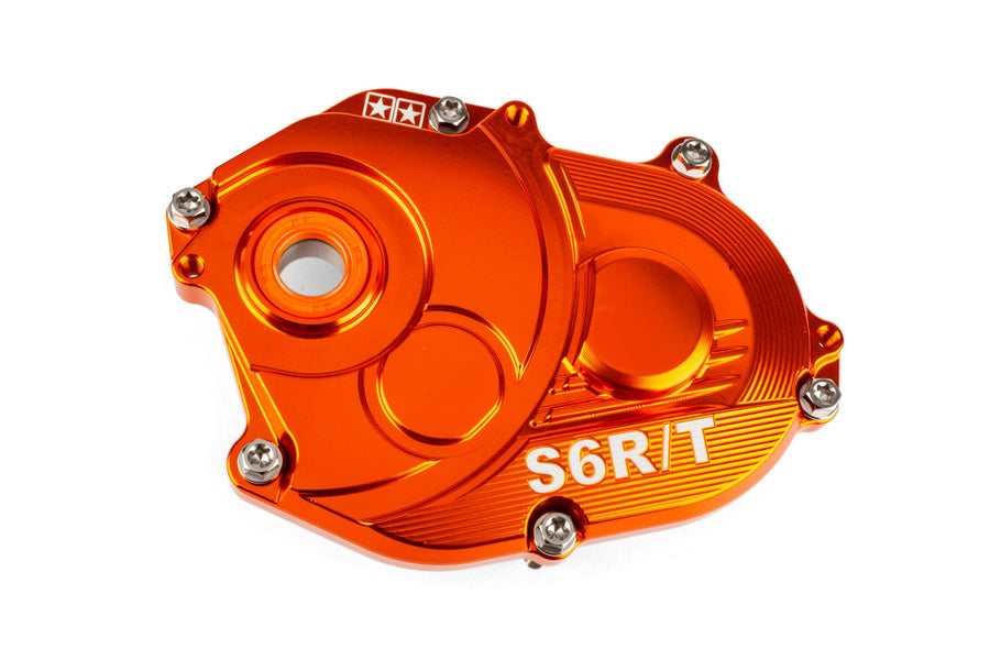 Yamaha Aerox 50 2T LC [–1998] - Getriebedeckel R/T Orange Titanschrauben