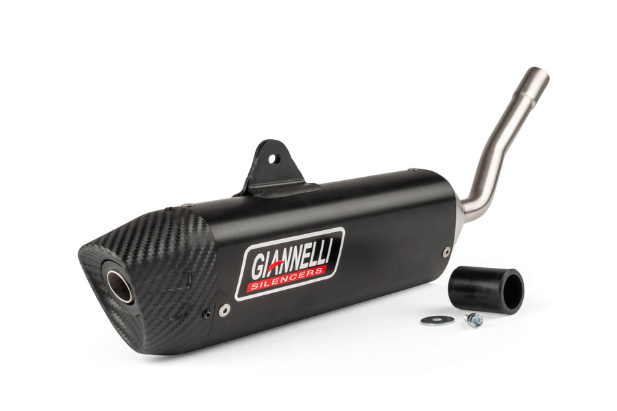 Beta RR SM 50 2T - Exhaust with black ESD Enduro