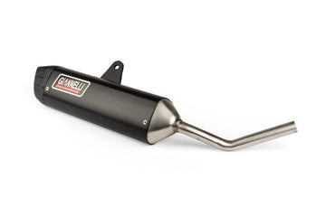 Fantic XM 50 2T - Achterdemper Enduro Sonic aluminium zwart