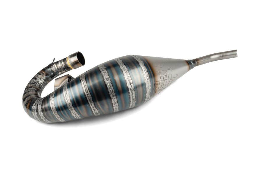 Aprilia RX Enduro 50 2T D50B0 [2007–] - Auspuff R/T Hoch Blau