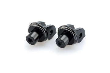 APRILIA RS 660 FACTORY [2025] – Adapter Fußrasten- Gummipad "Rider" – Schwarz