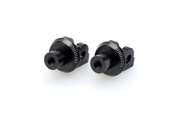 BMW S 1000 R [2025] – Adapter Fußrasten- Gummipad "Rider" – Schwarz - 0