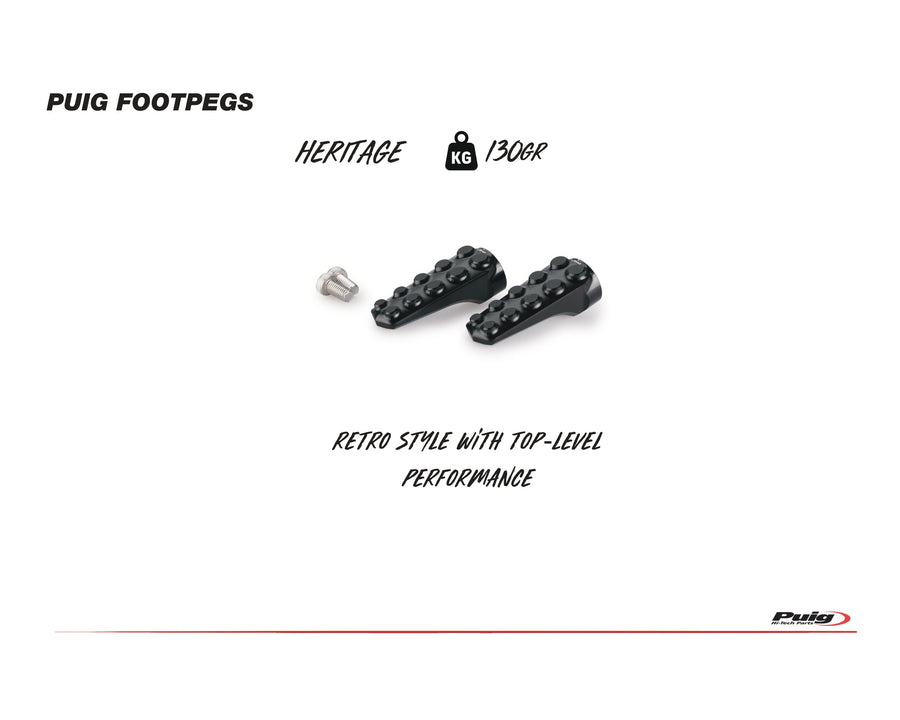 BMW R 1300 GS ADVENTURE [2025] – Off-Road footrests – Black