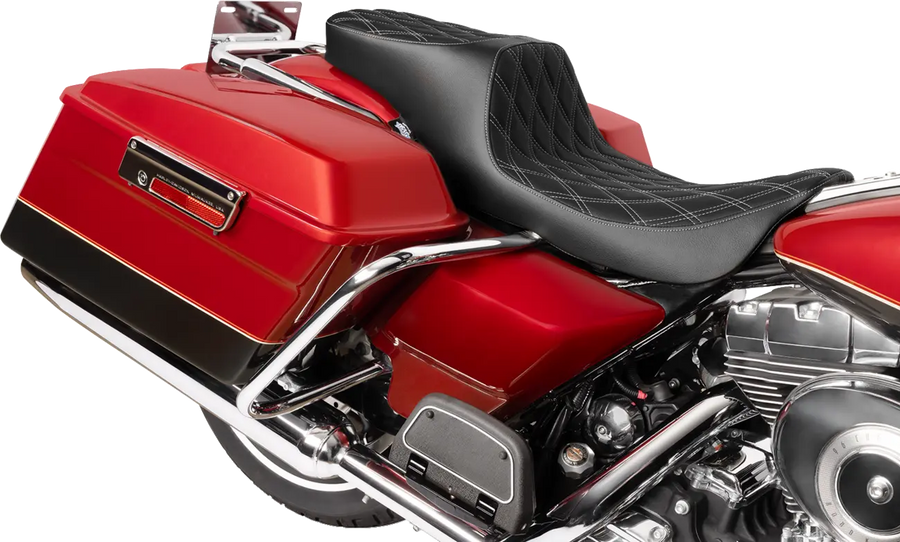 harley davidson flhr [DRAG SPECIALTIES] – Performance Predator dubbelzadel
