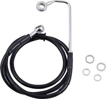 harley davidson flstc [DRAG SPECIALTIES] - Verlengde roestvrijstalen remleiding