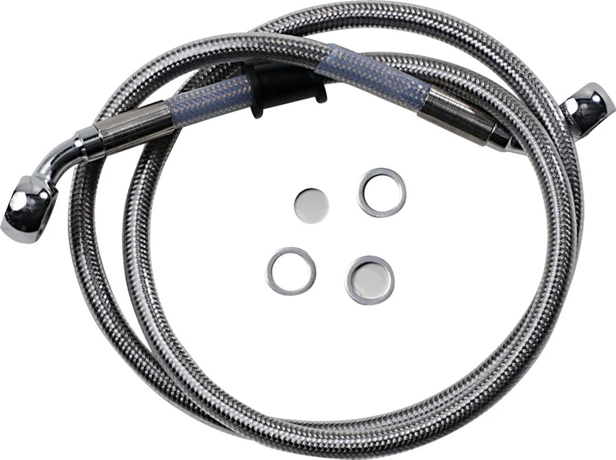 harley davidson fxfb [DRAG SPECIALTIES] - Stainless steel brake line kit