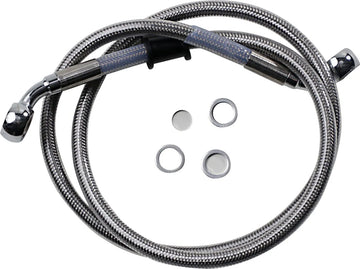 harley davidson softail street bob fxbb [DRAG SPECIALTIES] – Edelstahl Bremsleitungs-Kit