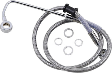harley davidson fxsb [DRAG SPECIALTIES] - Extended stainless steel brake line - 0