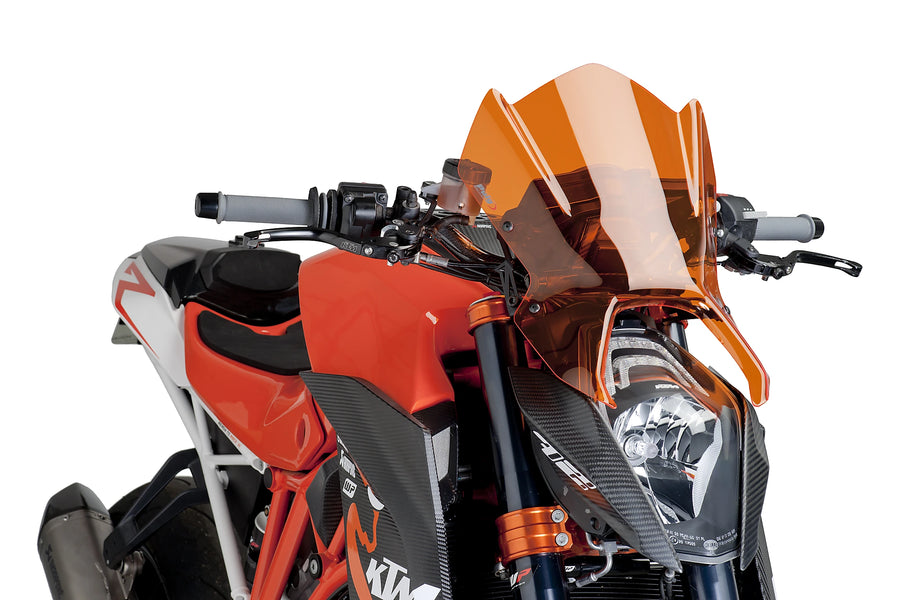 TRIUMPH BONNEVILLE T 120 BLACK [2025] - New Generation Sport Windshield | Orange | PUIG 7014T