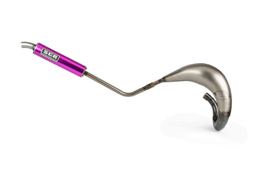 Rieju MRT Pro SM 50 2T - Auspuff Handmade Cross 50-70 lila