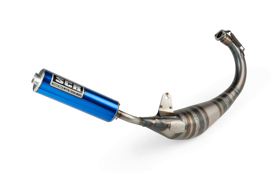 Derbi Senda DRD X-Treme SM '10 - '17 50 2T D50B0 - Auspuff Racing Line 70 80 Blau
