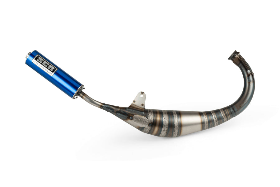 Derbi Senda DRD X-Treme SM '10 - '17 50 2T D50B0 - Auspuff Racing Line 70 80 Blau