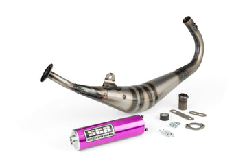 Aprilia RX Factory 50 2T - Uitlaat Handgemaakt 50-70 paars