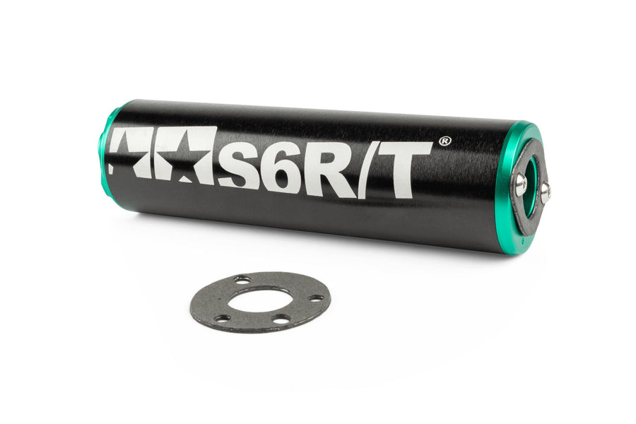 Beta RR Track 50 2T - Auspuff R/T 90-100 Schwarz/Türkis