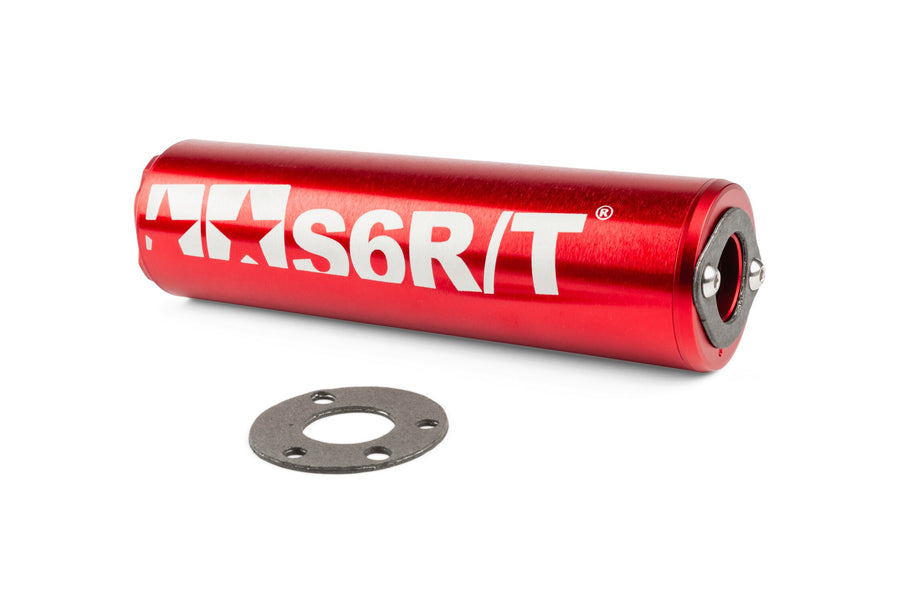 Beta RR Enduro 50 2T - Uitlaat R/T 80-90 Rood