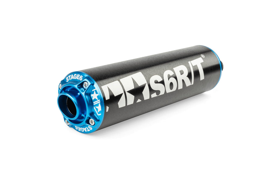 Derbi Senda R DRD Racing Enduro 50 2T D50B0 [2006–] - Auspuff 80-90 Schwarz / Blau