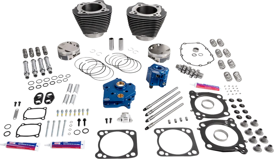 Harley-Davidson FLHTCUTG 1750 Tri Glide Ultra Anniversary 107 [2018] - 132" Power Package Motorleistungs-Kit – Oberfläche: Black Granite – Bild 1