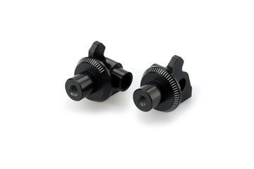 APRILIA CAPONORD 1200 [2016] – Adapter voetsteunrubber “Rider” – Zwart